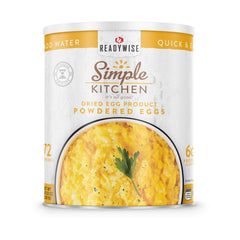 Simple Kitchen Powdered Eggs - 72 Serving Can