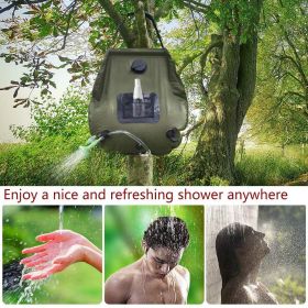 Durable, Non-Toxic PVC Outdoor Solar Shower 20L/5 gallon