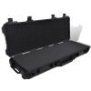 Durable Waterproof Plastic Molded Gun Case With Wheels