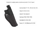 Tactical Double Shoulder Underarm Concealment Pistol Holster