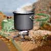 Foldable Stainless Steel Camping Stove with Carrying Case