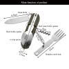 7 In 1 Multifunctional Outdoor Stainless Steel Dinnerware