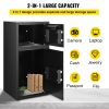 30" Strong Iron Double Door Digital Safe Box; 2.6 Cubic Feet