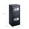 Large Heavy-Duty Steel SafeGuard Digital Double-Door Safe