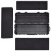 Durable Waterproof Plastic Molded Gun Case With Wheels