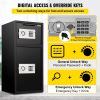 30" Strong Iron Double Door Digital Safe Box; 2.6 Cubic Feet