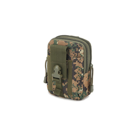 Lightweight Outdoor Warrior's Carry All Pouch Waterproof (Color: Pixelcamo Green)