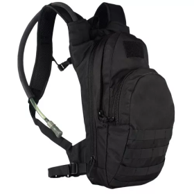 Compact Modular Hydration Backpack- 2.5 Liter Capacity (Color: Black)