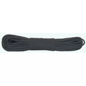 Nylon Braided Cord - 100' Hank - Black - Made In The USA (Color: Black)