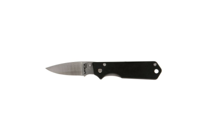 Lightweight Liner Lock Stealth VII T410/T420 Steel Knife (H: 2.82", Color: Black, size: B)