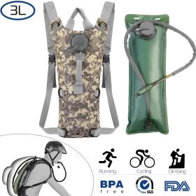 Tactical Hydration 3L Water Bladder Backpack (Color: ACU)