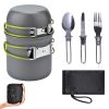 5-Piece Lightweight Camping Cookware Set with Carry Bag