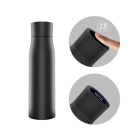 UV Sterilizing Self Cleaning Purifier Water Bottle (Color: Black)