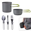 5-Piece Lightweight Camping Cookware Set with Carry Bag